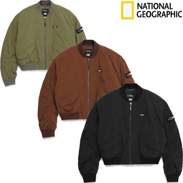 내셔널지오그래픽  아나스 블루종 패딩 숏 점퍼 N244WPD020