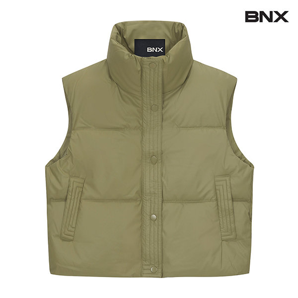 BNX 하이넥 스트링 데일리 패딩베스트 BW4VT009L0