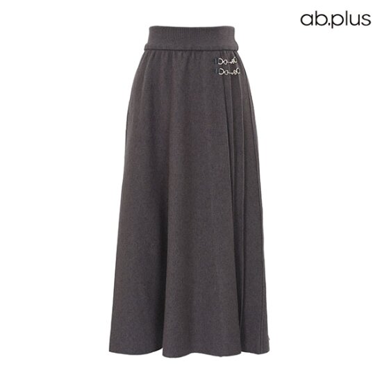 Ab.plus 사이드 체인 디테일 밴딩 스커트 LSY4MS32A