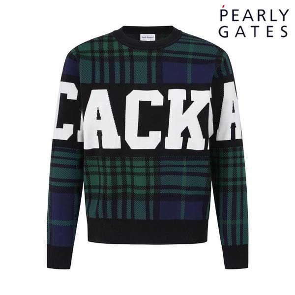 파리게이츠 잭바니 글렌체크 니트 521D3SWJ31_GN