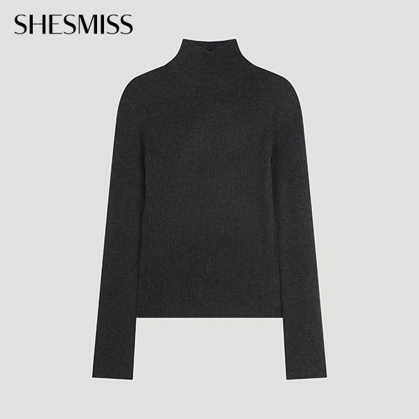 쉬즈미스 여성 골지 터틀넥 니트 SSKPOO42740