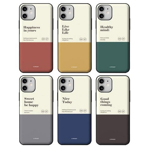 베락스  갤럭시A73 투톤 컬러 카드 도어 젤리 범퍼 하드 케이스