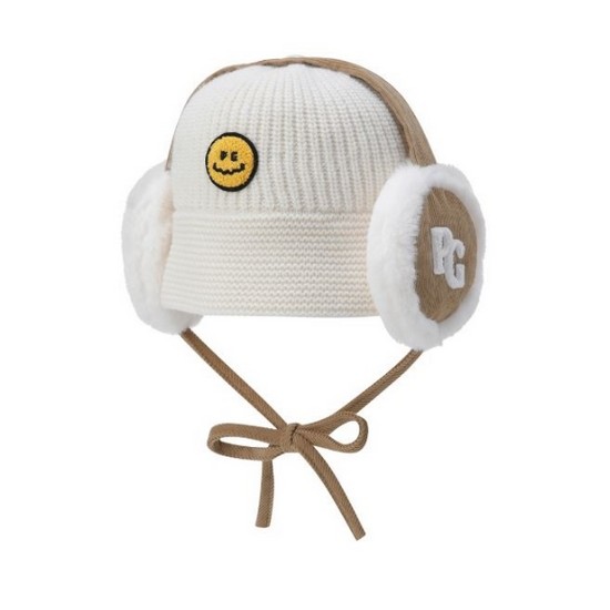 크리스패션 파리게이츠 탈착 이어워머 니트 버킷햇 521D4CP007_WH