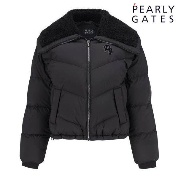 크리스패션 파리게이츠 덤블 와이드 칼라 구스다운 점퍼 521D4JP504_BK