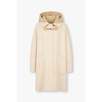 보브 울 블렌드 디태처블 후드 코트 7124416502