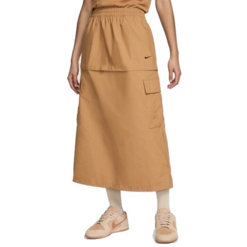 나이키  에센셜 미드라이즈 우븐 카고 미디 스커트 FV7504-224