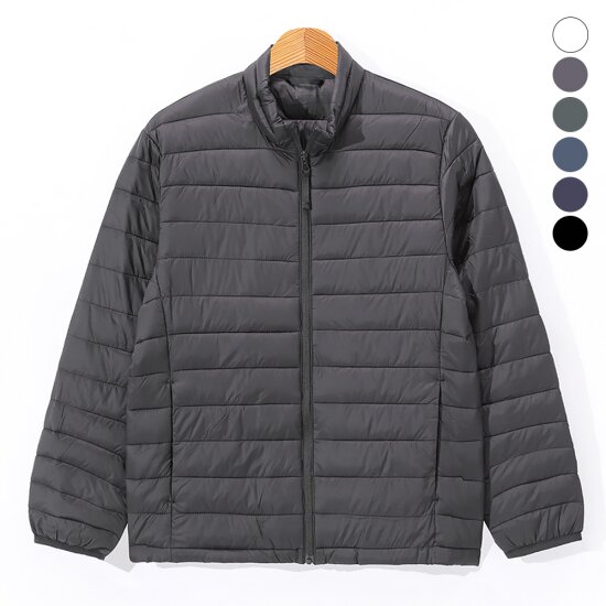 후앙스 베이직 심플 집업 초경량 패딩 자켓 PWPD6046