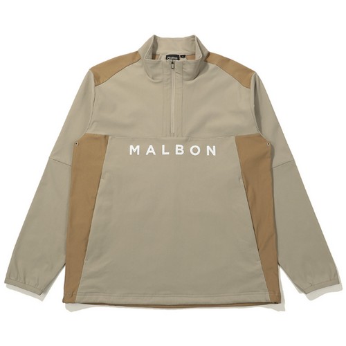 말본골프  벤틸 기모 하프집 티셔츠 M4323PTL01GBE
