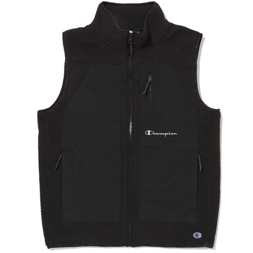 챔피온  글로벌 익스플로어 플리스 베스트 CKJA3F404BK