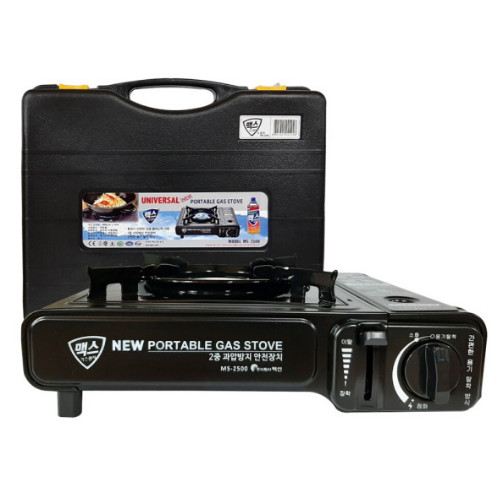 맥선 맥스 MS-2500 휴대용 가스렌지 버너 블랙