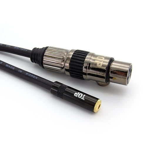 HDTOP  3.5mm 스테레오 to XLR FF 케이블