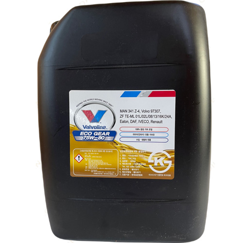 발보린  터보 에코 기어 75W80 18L