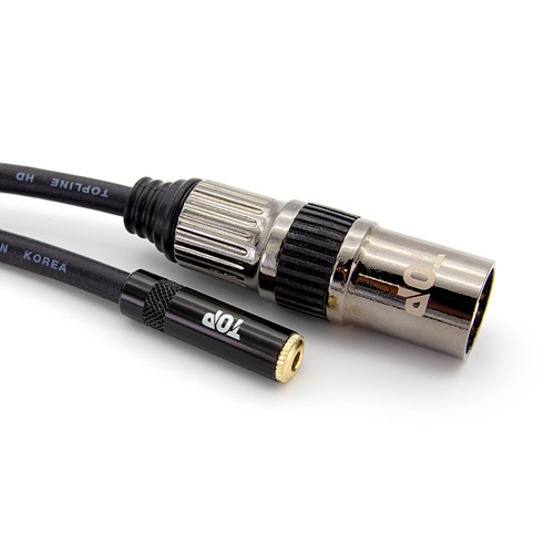 HDTOP  3.5mm 스테레오 to XLR 케이블