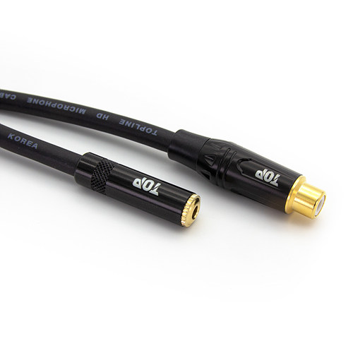 HDTOP  3.5mm 스테레오 to RCA 연장 케이블