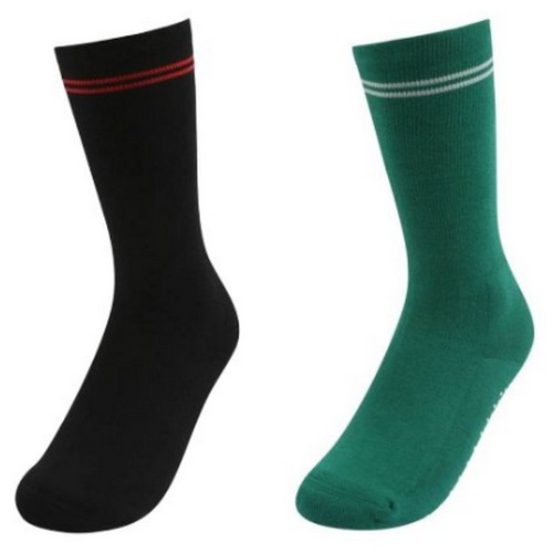 금강제화 LPGA 배색 스트라이프 미들 삭스 L245AO605P