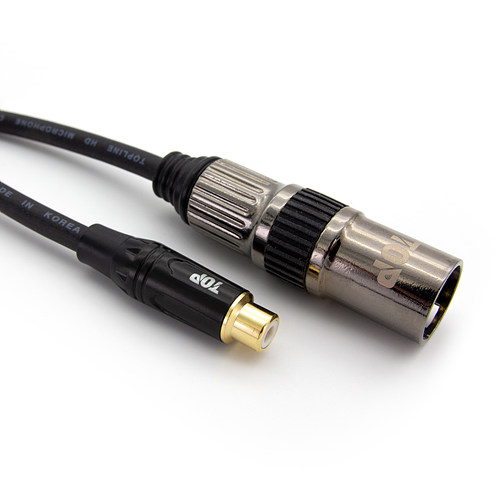 HDTOP  RCA to XLR 케이블