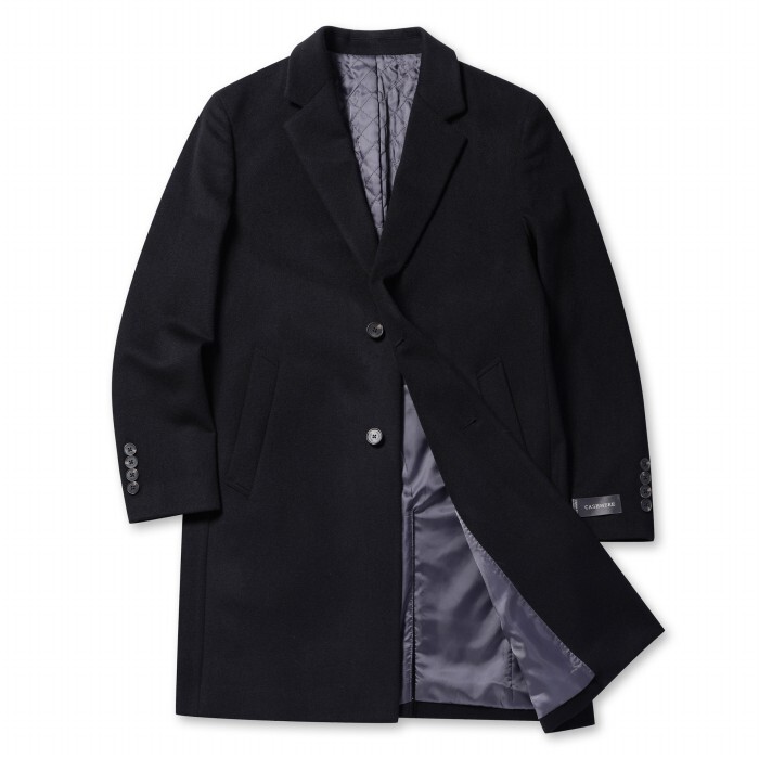 브렌우드 싱글 체스터 방모 코트 BRCBW24531BKX