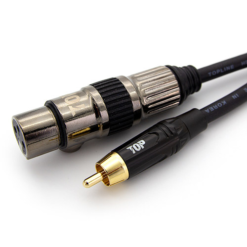 HDTOP  RCA to XLR MF 케이블