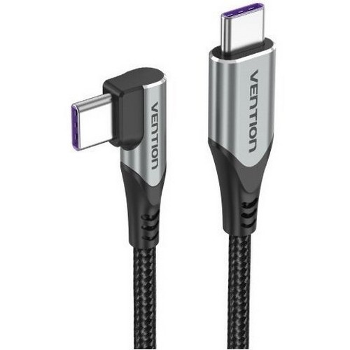 벤션  PD C to C타입 100W ㄱ자형 케이블