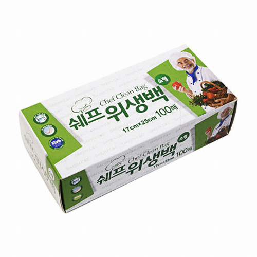 대진씨앤씨  쉐프 위생백 17x25cm (소) 100매