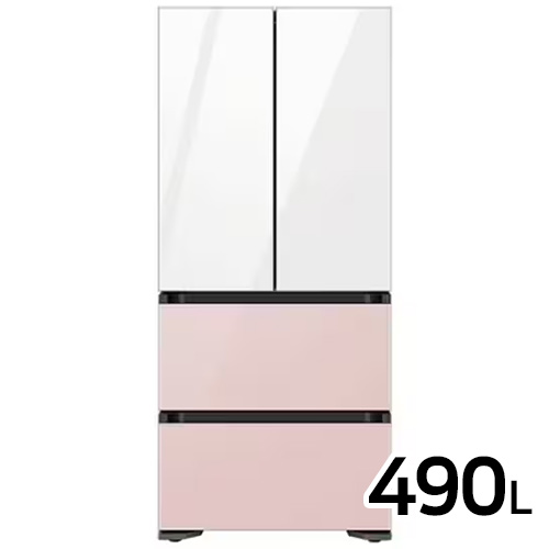 삼성전자 비스포크 AI 김치플러스 글램 RQ49DB9401AP (화이트+핑크)