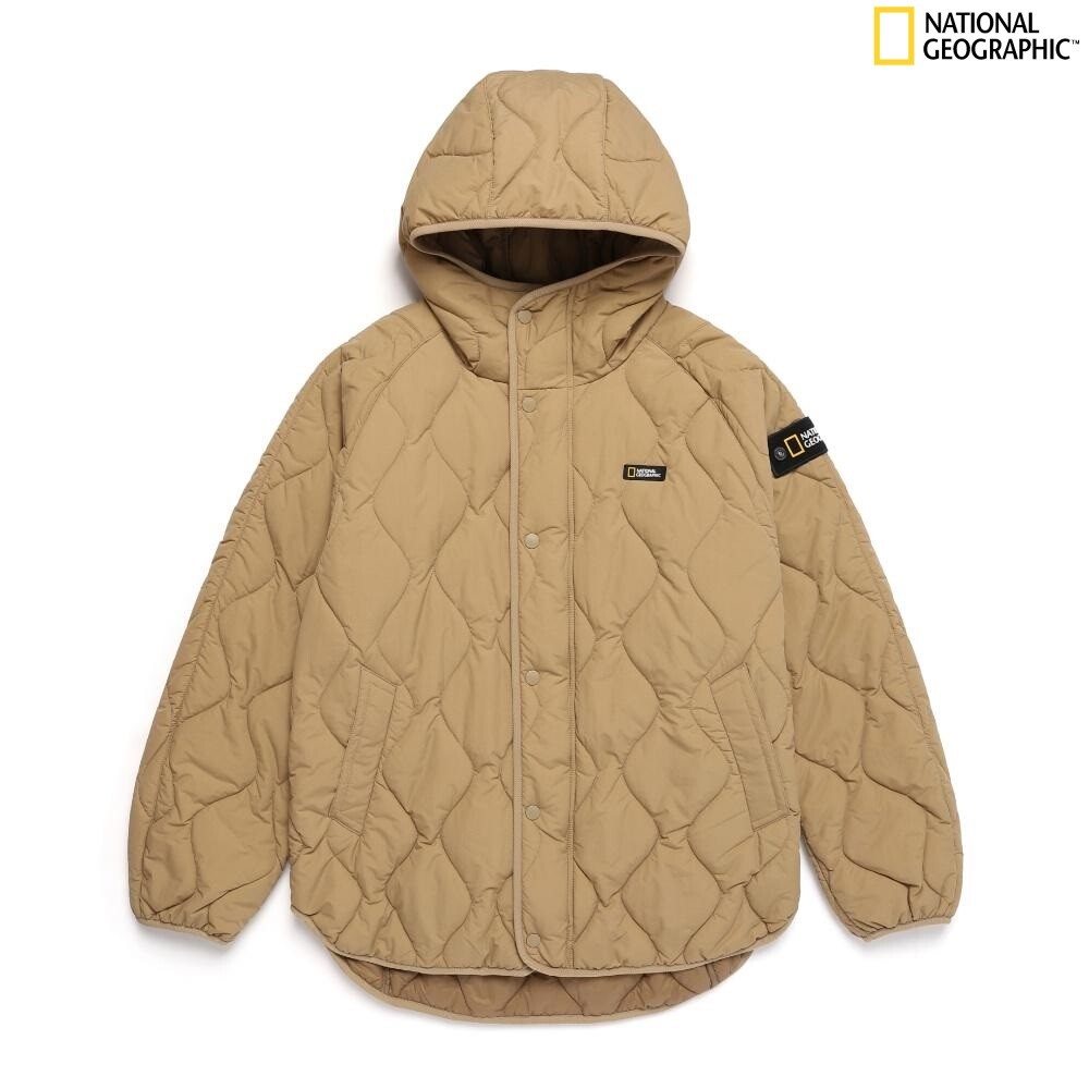 내셔널지오그래픽  오릭스 퀼팅 후디 자켓 N244UPD030