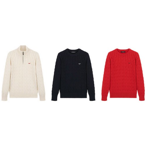 울시  여성 케이블 니트 3종