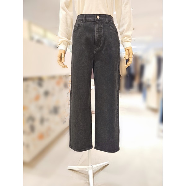 플라스틱아일랜드 릴렉스 기모 데님 팬츠 PQ4DP081