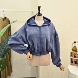 4CUS 기모 후드 집업 FW4J9KC5974