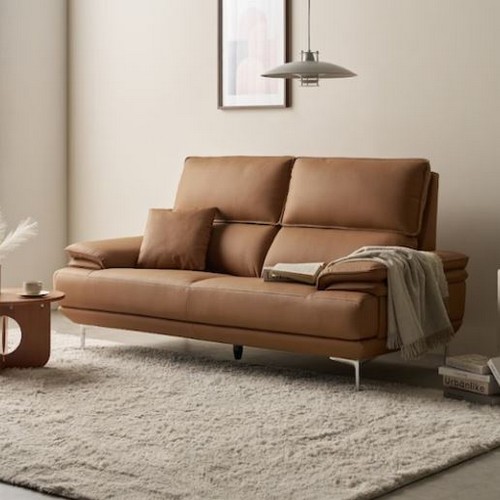 아워매뉴얼 디암 천연가죽 소파 3인용