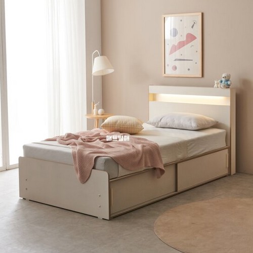 아이앤 프레아 슬라이딩 수납 B형 LED침대 SS