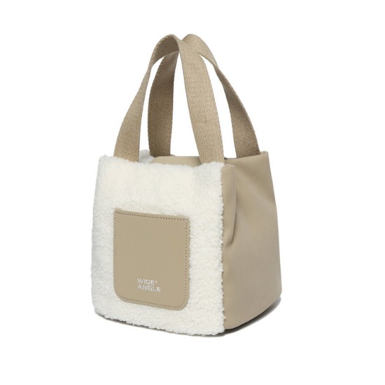 와이드앵글  CO 퍼 믹스 미니 토트백 WWW24B01E2