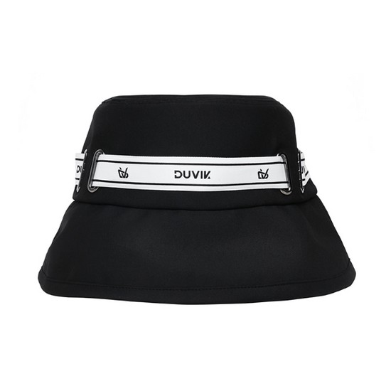 듀빅  배색 테이프 벙거지 모자 DC2WAP002_BK