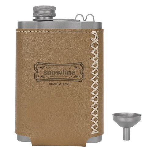 스노우라인  티타늄 힙플라스크