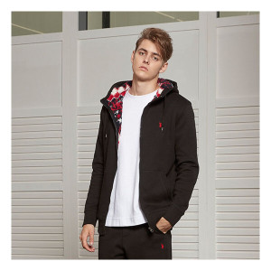 그렉노먼 USPA 코튼 플리스 집업 HMP20JP401