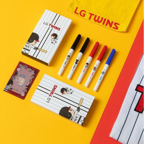 모나미  X LG 트윈스 포토카드 꾸미기 세트