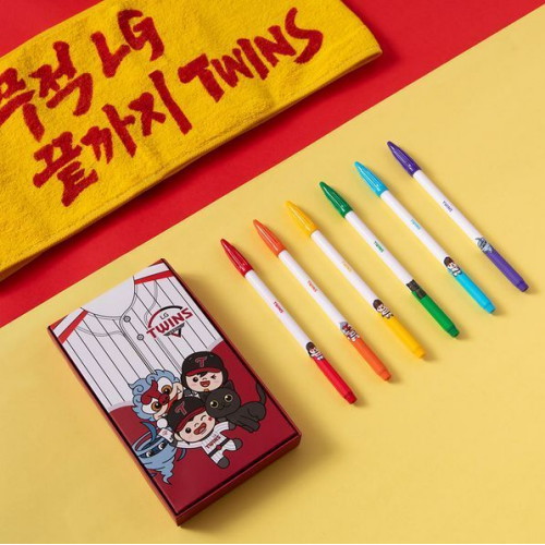 모나미  X LG 트윈스 다이어리 꾸미기 세트