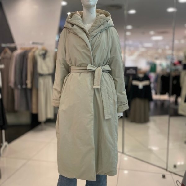 보브 여성 이중 후드 구스다운 점퍼 롱 패딩 7124417108