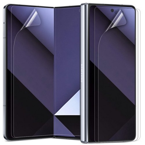 다이아큐브  갤럭시Z 폴드 스페셜 에디션 슬림 고투명 TPU EPU 하이브리드 자가복원 액정보호필름