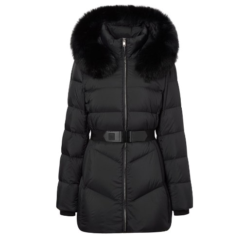 LF 헤지스골프 스트랩 구스다운 패딩점퍼 HWJU4D811BK