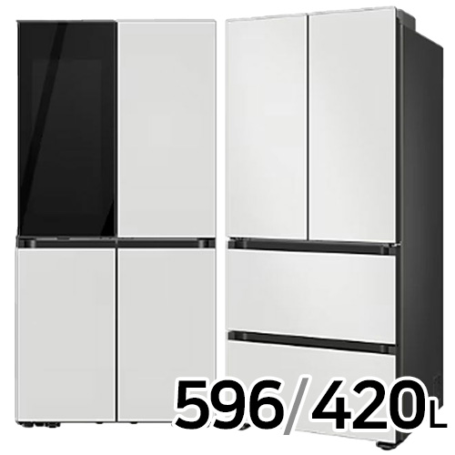 삼성전자 비스포크 키친핏 코타 RF60DB9342 + RQ42DB94R2AP (화이트)