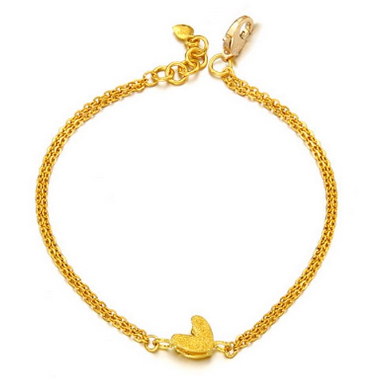 골드리카  24K 순금 쁘띠하트 팔찌 3.75g