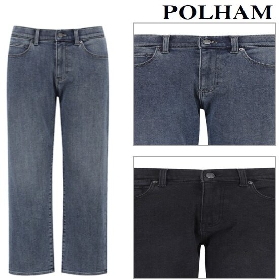 폴햄 남성 기모 스트레이트핏 데님_PHE4DP1038
