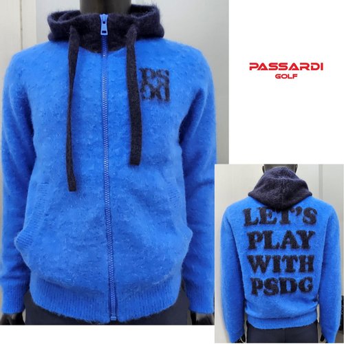 파사디골프 모헤어 뒷판 로고포인트 방풍 집업 Q24WBC252M