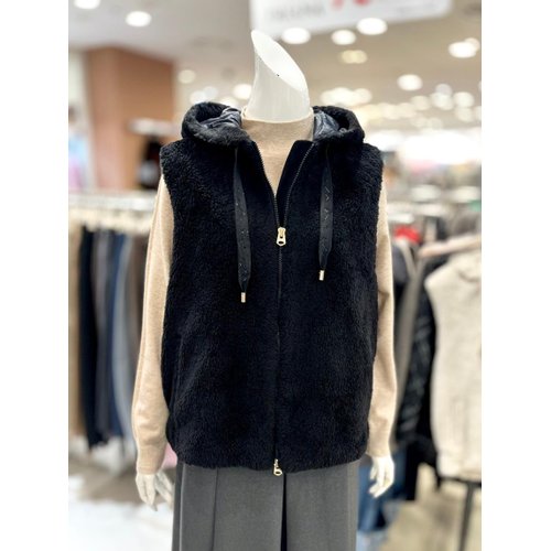 트리아나 인조퍼 후드 조끼 TH4VA02