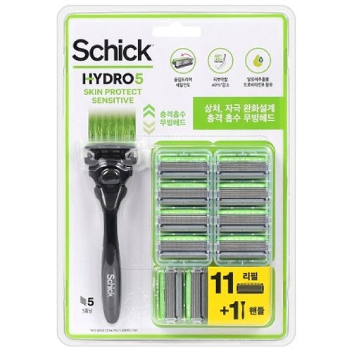 쉬크  하이드로5 스킨 프로텍트 센서티브 + 면도날