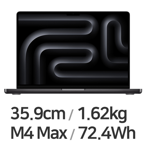 Apple 맥북프로14 M4맥스 14코어 CPU, 32코어 GPU 블랙