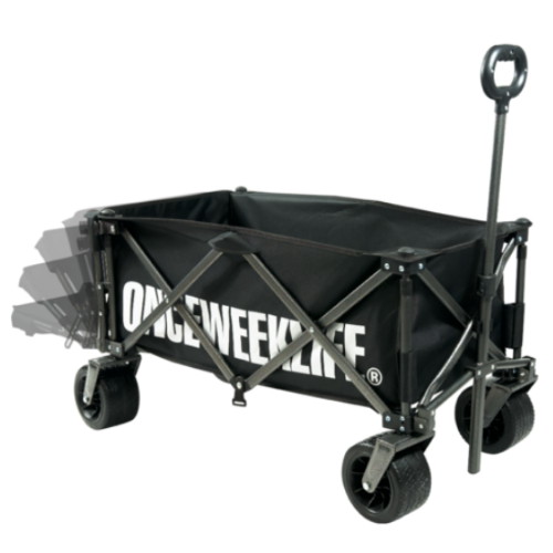 원스위크라이프  헤비 듀티 오픈형 캠핑 웨건
