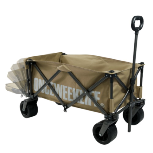 원스위크라이프  헤비 듀티 오픈형 캠핑 웨건