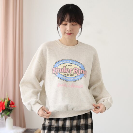 웬디즈갤러리 킨더 양기모 맨투맨 PTS101